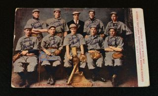 Rare 1910 Portland Oregon Baseball Team Photo Postcard - Posted 1910