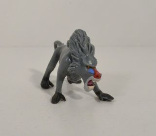 Rare 1999 Angry Alpha Male Mandrill Baboon 2.  5 " Pvc Action Figure Disney Tarzan
