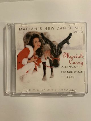 Mariah Carey All I Want For Christmas Is You Cd Promo Remix Rare Promo