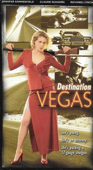 Destination Vegas (vhs) Rare Oop Htf Concorde Release 1995