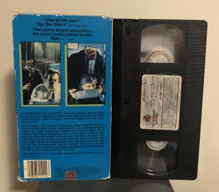 1986 VESTRON RE - ANIMATOR UNRATED VHS JEFFREY COMBS HORROR SOV SLASHER RARE OOP 3