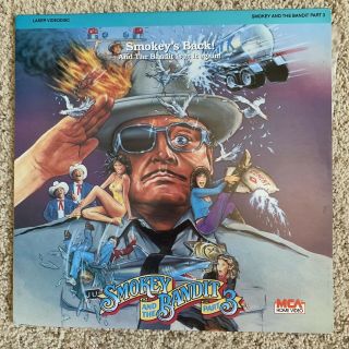 Smokey And The Bandit Part 3 Laserdisc - Very Rare