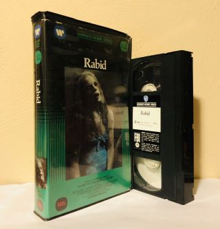 Rabid (1977) Rare Oop Htf Warner Home Video Horror Vhs Clamshell Cronenberg