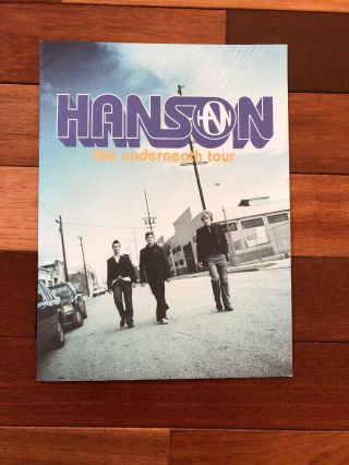 Rare Hanson Underneath Tour Book Program Plus Photos Of Isaac Taylor And Zac