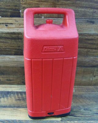 Vintage Red Plastic Coleman Lantern Carry/storage Case For 220 290 295