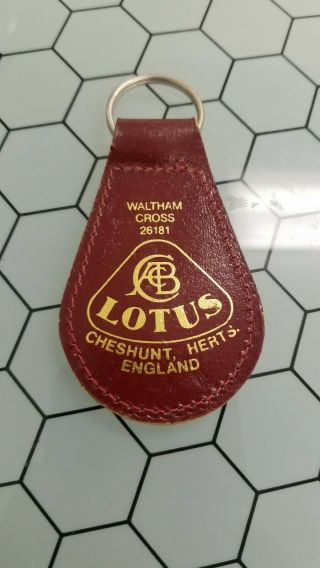Vintage Lotus Dealership Key Chain Fob Rare Mark Ix Esprit England Nos