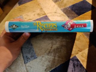 EXTRA RARE Black Diamond Edition VHS - The Rescuers Down Under Classic VHS 2