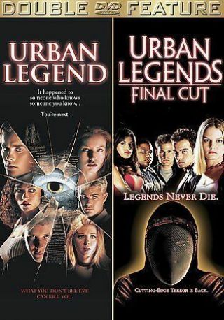 Urban Legend/urban Legends: Final Cut (dvd,  2001,  2 - Disc Set) Rare