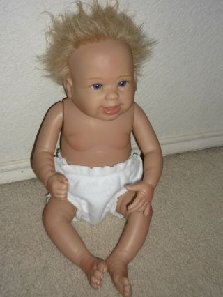 Ashton Drake Adg Linda Murray Lifelike Baby Girl Doll " Summertime " 18 " Rare