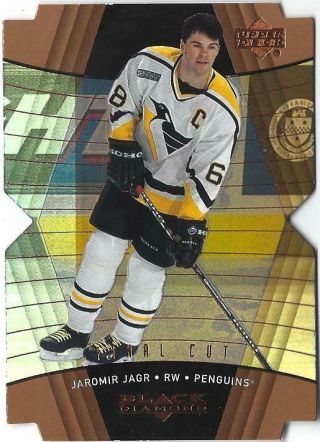 1999 - 00 Black Diamond Final Cut 33/100: Jaromir Jagr Pittsburgh Penguins Rare