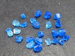25 Rare Gem Hauyne Crystals From Germany - 1.  05 Carats