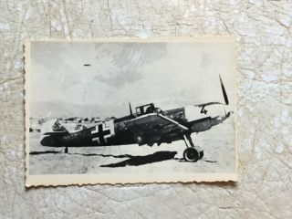 Rare Ww2 Kgb Seized S S Castle Stamp Photo Luftwaffe Plane Bomber Swastika Tail