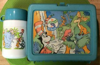 1996 The Wubbulous World Of Dr.  Seuss Lunchbox,  Thermos Rare