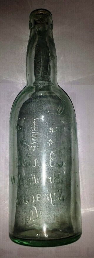 BARTELS BREWING COMPANY.  SYRACUSE,  NY ANTIQUE BEER BOTTLE NBBG 3