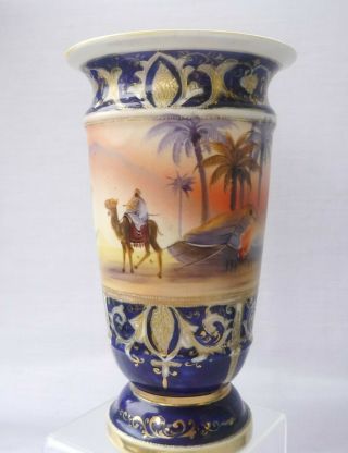 Antique Noritake Desert Scene Vase