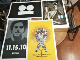 Paul Rodriguez Skateboarding Art Poster Set,  Plan B 22 " X 14 " Rare