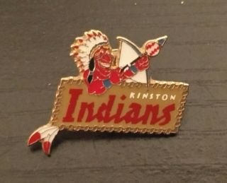 2 Kinston Indians (kinston,  Nc) Minor League Baseball Lapel Pins - 1990s Rare