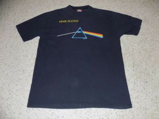 Rare Vintage 1990 Mens Xl Jsr Pink Floyd Dark Side Of The Moon Black T - Shirt
