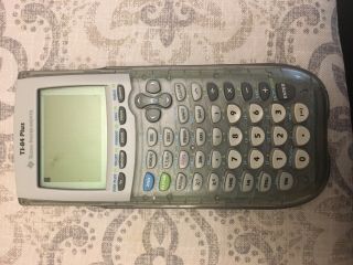 Texas Instruments Ti - 84 Plus Graphing Calculator Rare Clear Edition W/ Cover