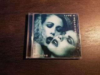 Rare Type O Negative Bloody Kisses - 1993 Roadrunner Cd Album Metal Music