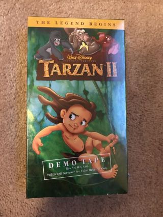 Tarzan Ii Demo Vhs Disney Tarzan 2 The Legend Begins Rare