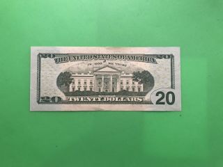 $20.  00 Bill MB 00002017 H “Low Serial Numbers” (Rare Find). 2