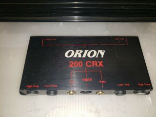 Old School Orion Moon And Stars 280GX 2 Channel Amplifier W/ 200 CRX,  RARE,  USA 2