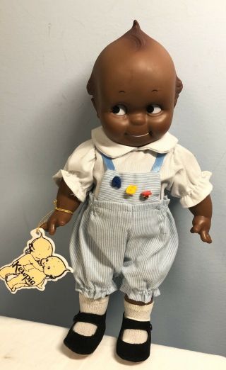 Vintage 1987 Jesco Kewpie Cameo Boy African American Doll Black