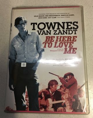 Townes Van Zandt Be Here To Love Me Dvd Documentary Rare Movie Film Oop Folk