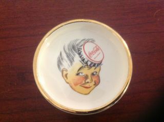 Rare Coke Coca - Cola Sprite Boy Ceramic Coasters Sign 1950 ' s 2