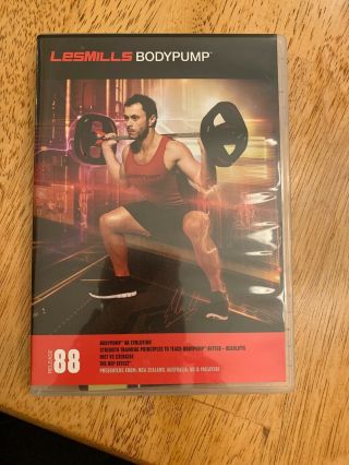Les Mills Bodypump Release 88 Cd/dvd 2 Disc Set (instructor Kit) Rare