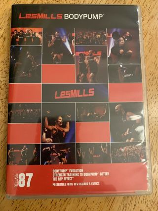 Les Mills Bodypump Release 87 Cd/dvd 2 Disc Set (instructor Kit) Rare