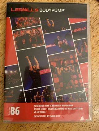 Les Mills Bodypump Release 86 Cd/dvd 2 Disc Set (instructor Kit) Rare