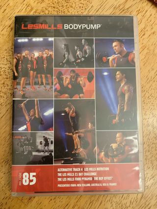 Les Mills Bodypump Release 85 Cd/dvd 2 Disc Set (instructor Kit) Rare