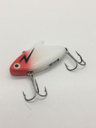 Vintage Heddon Sonic Lure Red/ Solid White