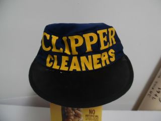 C.  1950 A.  T Ferrell Clipper Grain Cleaners Advertising Cap Hat Saginaw Mi Vintage
