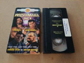 Wwf Wrestlemania Xi 11 1995 95 Vhs Coliseum Video Rare Wrestling Wwe