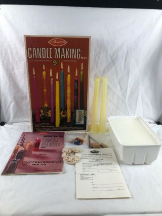 Vintage Rare Avalon Candle Making Kit Professional 9” Taper Mold
