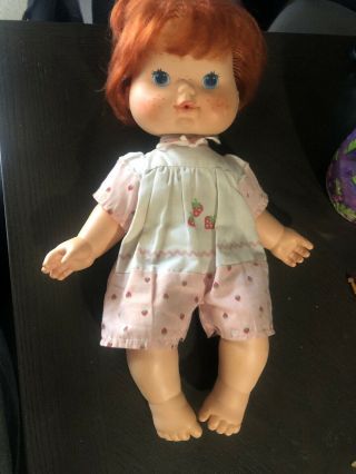 Strawberry Shortcake Blow A Kiss Baby Doll By Kenner 1982 Vintage