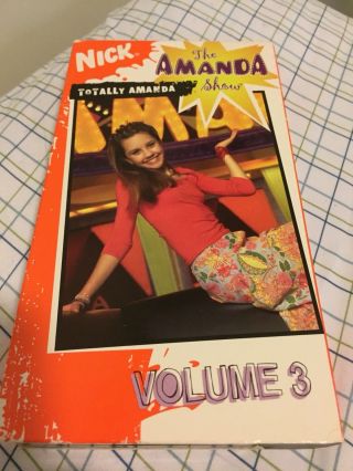 The Amanda Show Volume 3 Extremely Rare Vhs Nickelodeon Amanda Bynes