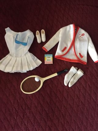 Vintage 1962 - 1964 Barbie Tennis Anyone 941 Outfit
