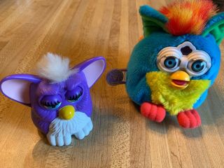 Rare Kid Cuisine Furby Buddy (large,  1999 Battery,  Small,  1998 Push Button)