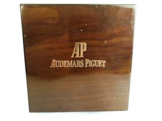 Audemars Piguet Watch Wristwatch Men Women Case Cover Box Wood Swiss Rare