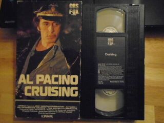 Rare Oop Cruising Vhs Film 1980 Al Pacino Scarface William Friedkin Exorcist Gay