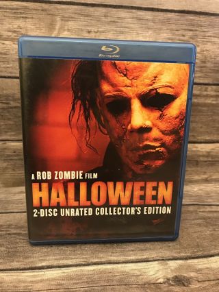 Rob Zombie Halloween (blu - Ray,  2008) Rare,  2 Disc Unrated Collector 