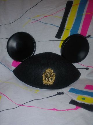 Club 33 Rare Hard To Find Disney Mickey Mouse Black Ears