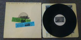 The Beatles Live At Hollywood Bowl - Rare 12 " Vinyl Lp Gf Sleeve