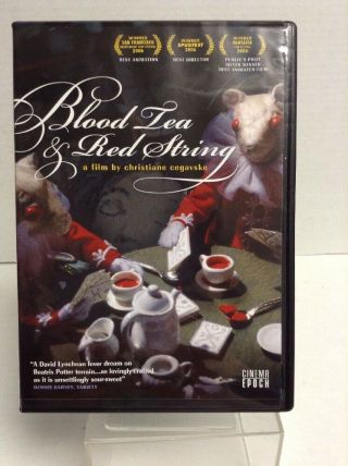 Blood Tea And Red String Dvd Stop Motion Animation Rare Christiane Cegavske