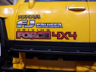 Toyota Fj Cruiser Rare Bright 1:10 Scale 4x4 Truck Dual Motor Rock Crawler