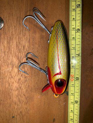 Old Fishing Lure Vintage Wright & Mcgill Bug A Boo Tackle Box Find